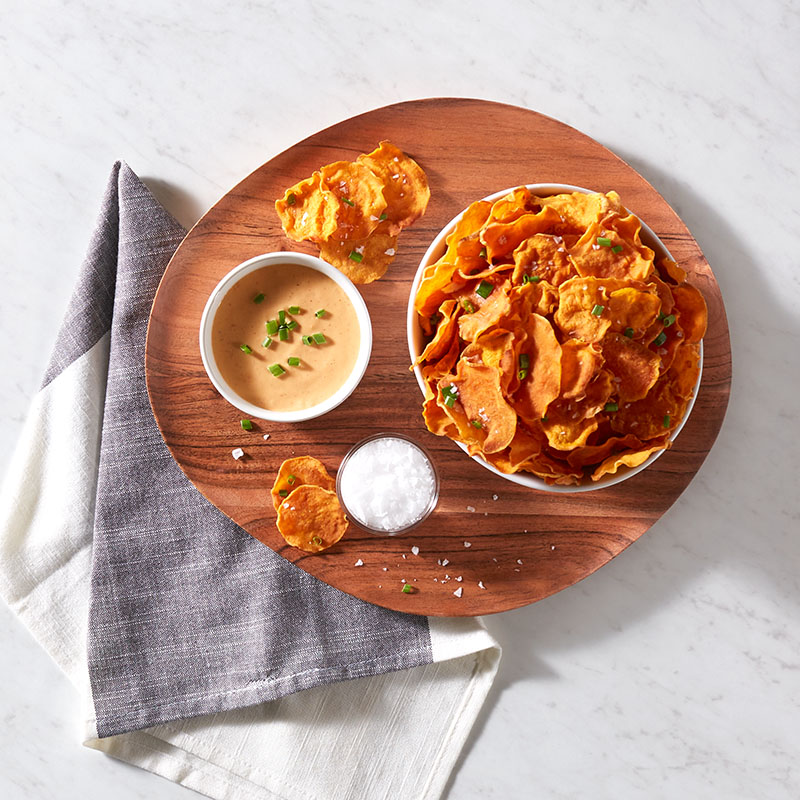 Air Fry Sweet Potato Chips